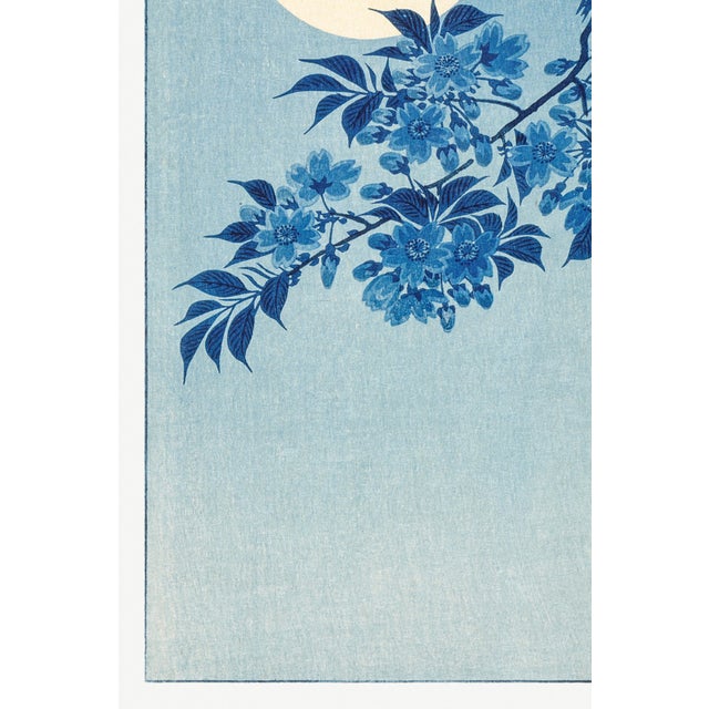 Blossoming Cherry Tree, Vintage Art Print Reproduction, 24″ × 36″ For Sale - Image 4 of 6