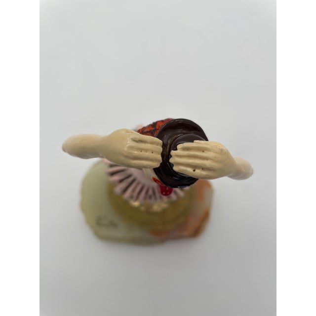 Vintage Ron Lee Ballerina Clown Sculpture on Natural Onyx Base, Signed 1984 For Sale - Image 12 of 12