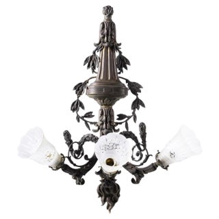 French 3-Light Wall Sconce, 19th Century For Sale