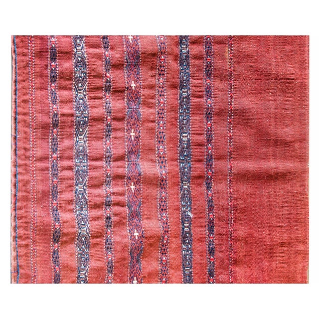 Tribal Early 20th Century Persian Turkman Rug For Sale - Image 3 of 12