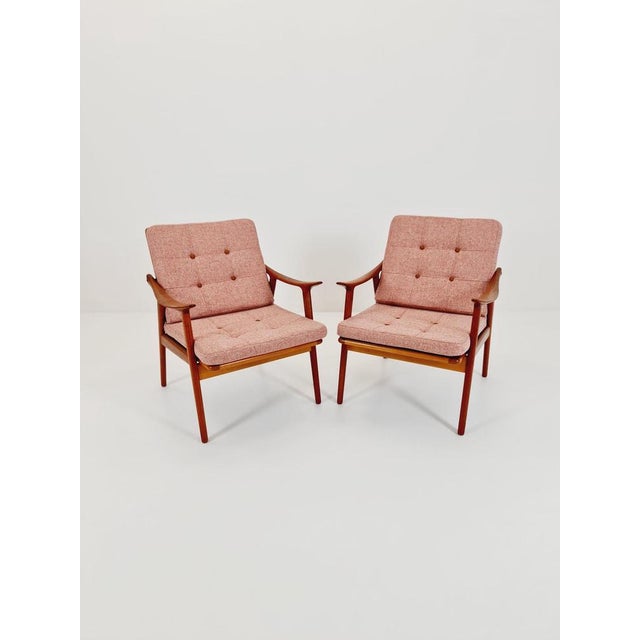 Mid-Century Scandinavian Teak Lounge Chair by Fredrik Kayser for Vante, 1950s For Sale - Image 4 of 11