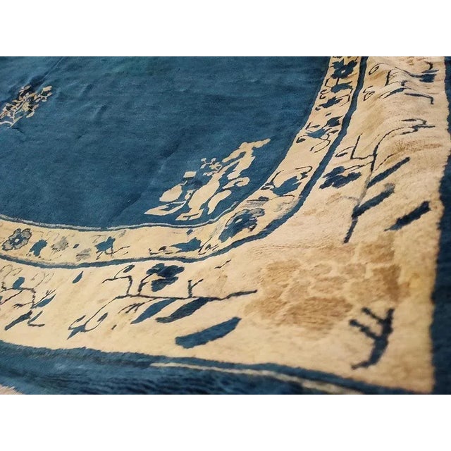1910s Early 20th Century Chinese Peking Carpet ( 9'1" x 11'3" - 277 x 343 ) For Sale - Image 5 of 5