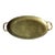 Solid Brass Design Serving Tray by Collini/Austria Handmade and Marked Vintage For Sale