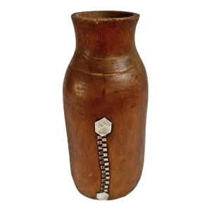 Vintage Tutsi Wooden Jar
