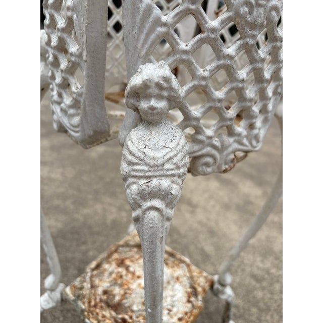 Metal French Iron Aged Planter For Sale - Image 7 of 11