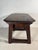 Rustic Spanish Castilian Carved Wood Side Table with Iron Hardware, Early 20th Century For Sale - Image 3 of 14