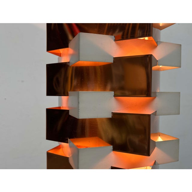 Mid-Century Modern Dutch Star Light Pendant Lamp by J.J.M. Hoogervorst for Anvia, 1960s For Sale - Image 6 of 18