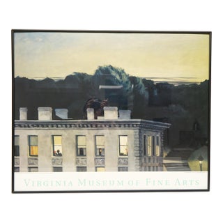 Edward Hopper "House at Dusk" 1991 Poster From the Virginia Museum of Fine Arts For Sale
