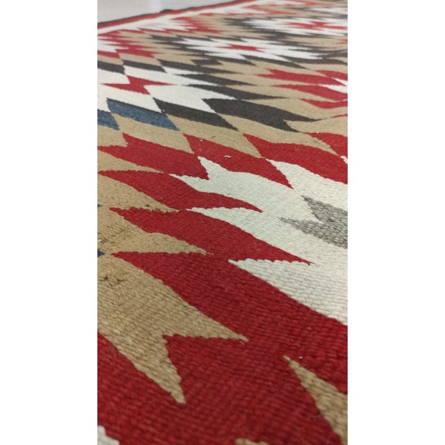 Vintage Navajo Style Rug, 4'7x7 For Sale - Image 10 of 13