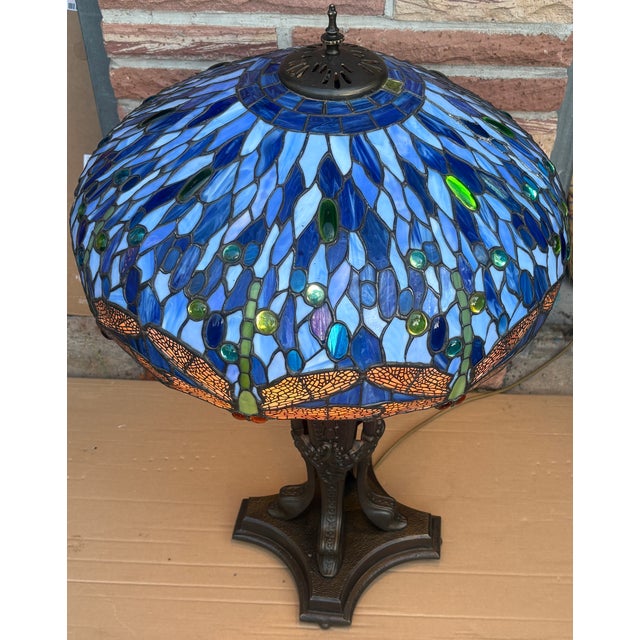 Bronze 3-Light Table Lamp from Tiffany, 1960s For Sale - Image 16 of 18