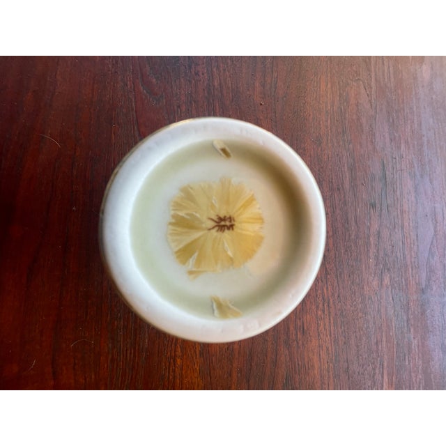 Vintage Crystalline Glazed Ceramic Bud Vase For Sale - Image 4 of 6