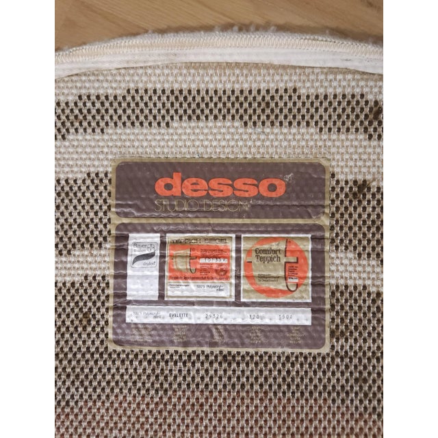 Round Evelet Rug from Desso, 1970s For Sale - Image 4 of 5