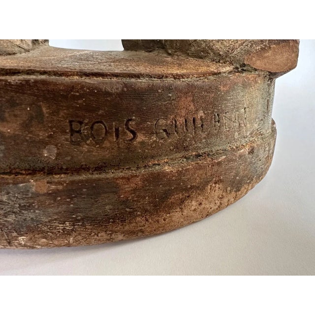 Brown 1900s Antique French Terracotta Garden Statue For Sale - Image 8 of 8