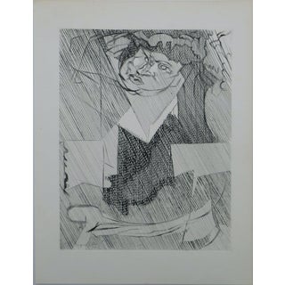 Jacques Villon, Homme cubiste, Etching For Sale