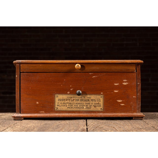 Antique "Hickok" Belt Buckle Display Case For Sale - Image 4 of 9