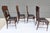 Antique Pressed Back Oak Dining Chairs With Leather Seats - Set of 4 For Sale - Image 16 of 18