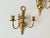 Mid-Century Modern Brass Double Arm Candlestick Sconces - A Pair For Sale - Image 3 of 8