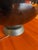 Mid 20th Century Mid Century Modern XL Black Ceramic and Walnut Sphere Table Lamp For Sale - Image 11 of 14