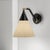 The Conical Metal Head Runs Seamlessly Into The Conical Fabric Shade And Gives Soft Diffused Downlight. Head Swivels...