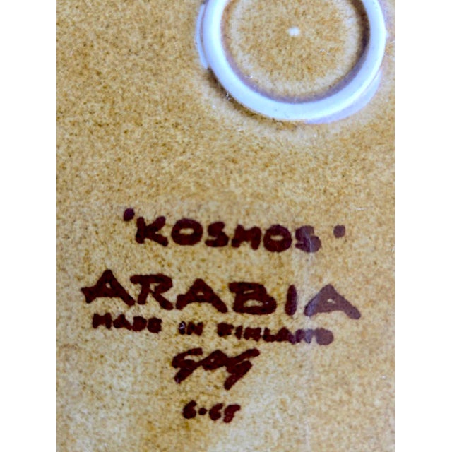 1970s Arabia Finland "Kosmos" Dinner Plates, Set of 4 For Sale - Image 13 of 13