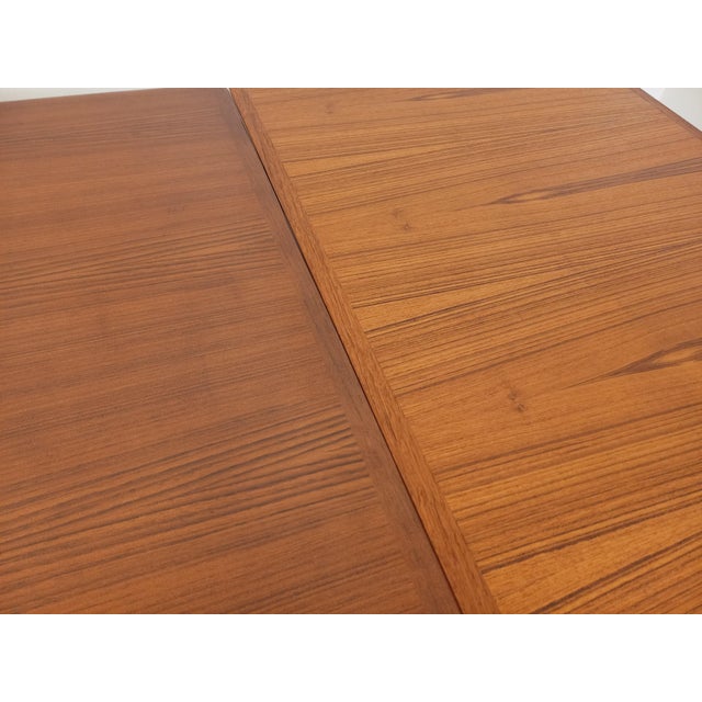 Vintage Scandinavian Rectangular Teak Dining Table with Extensions from Dyrlund, 1960s For Sale - Image 13 of 18