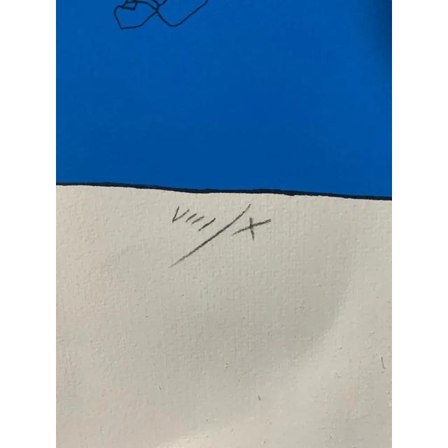 Lithography 8 out of 10 Renato Volpini with characters, animals and its useless machines for space use This piece has an...