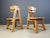 Brutalist Vintage Brutalist Dutch Oak Dining Chairs, 1960s, Set of 4 For Sale - Image 3 of 14