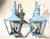 Large Pair of Vintage Solid Brass Wall Lanterns - 12”x 12”x 24” For Sale - Image 4 of 15