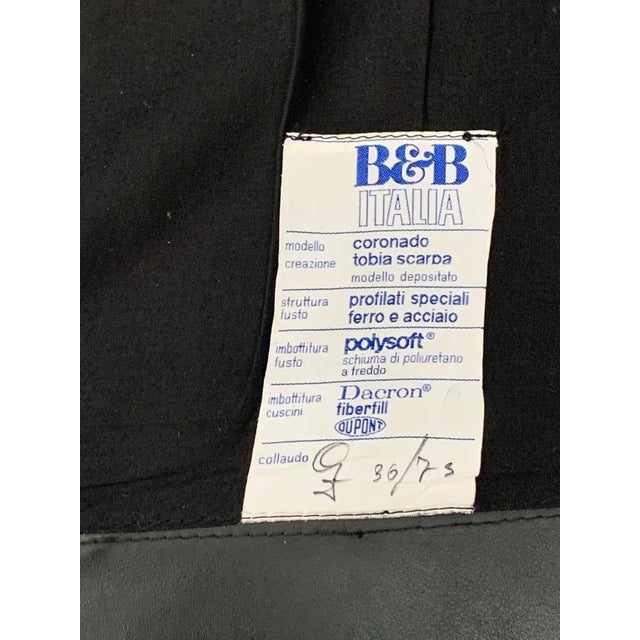 Set of Coronado Lounge Chair & Footstool by Tobia & Afra Scarpa for B&B Italia / C&B Italia, 1960s For Sale - Image 10 of 11