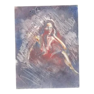 1999 Female Nude Monotype by Newt