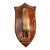 Nice Deer Hoof Wood Shield Mounted Antique English Taxidermy Hunting Trophy For Sale
