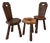 Set of 20th Century Chairs and Stool Table From the Alps For Sale
