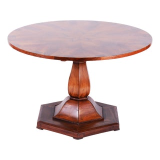 Czech Biedermeier Dining Table in Walnut, 1830s For Sale