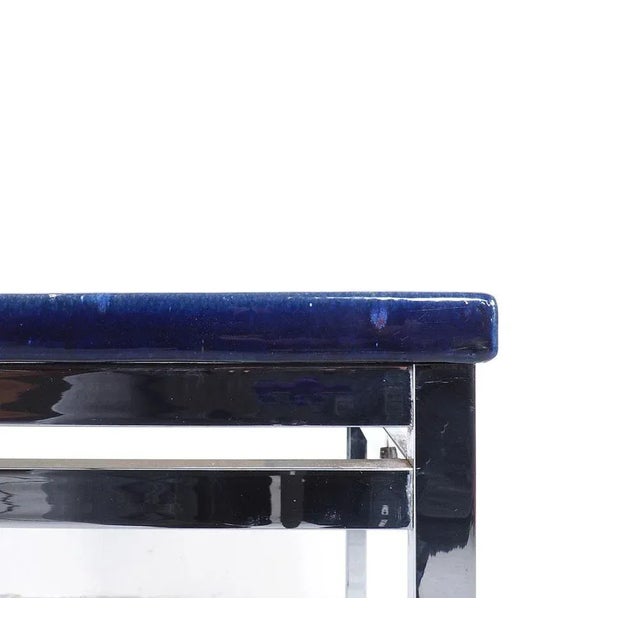 Fat Lava Ceramic Tile Coffee Table, 1960s For Sale - Image 10 of 12