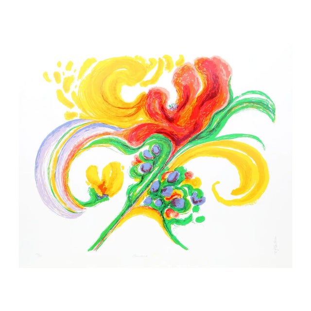 Ronald Julius Christensen "Flower Burst" Print For Sale