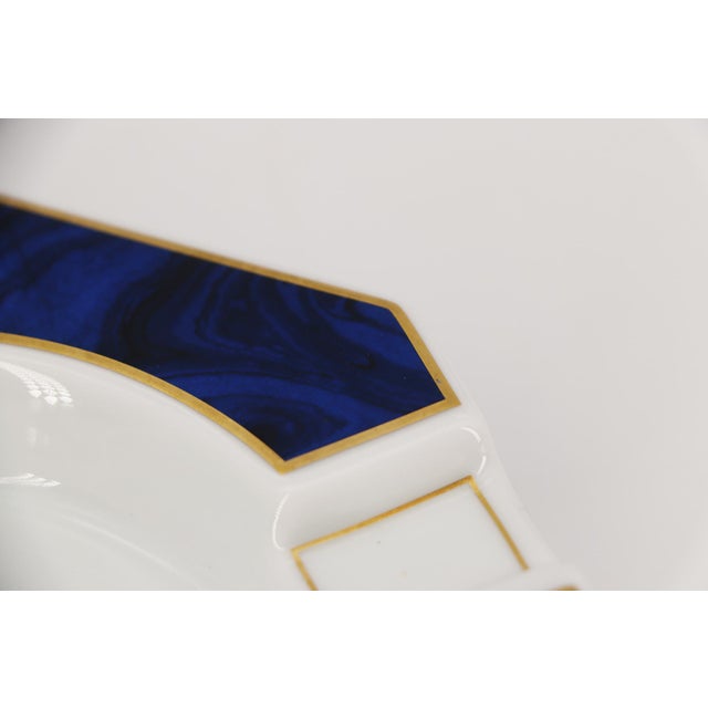 Davidoff Blue Ashtray, Hutschenreuther Porcelain, Germany For Sale - Image 10 of 12