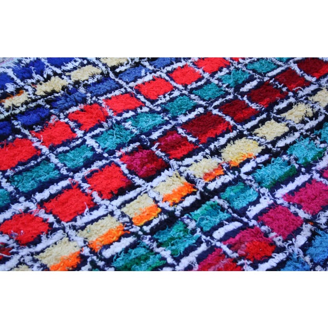 One-of-a-kind Moroccan rug handwoven by the Berbers of the Atlas Mountains. The natural colors and abstract design...