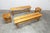 Vintage Benches and Stools in Mountain Pine, 1970, Set of 4 For Sale - Image 12 of 18