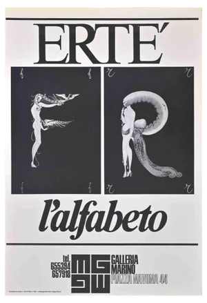 Offset Print Poster after Erté, 1971