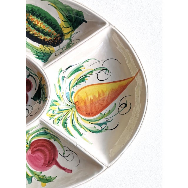 1950s Mid-Century Ceramic Snack Bowl, Italy, 1950s For Sale - Image 5 of 10