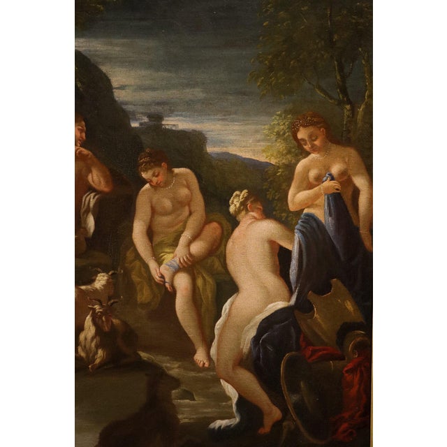 Nicola Malinconico, Nude, The Judgement of Paris, 18th Century, Oil Painting on Canvas, Framed For Sale - Image 14 of 14