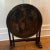 Mid 20th Century Vintage Asian Chinoiserie Carved Wood Round Tilt-Top Table For Sale - Image 9 of 9
