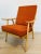 Orange Boomerang Armchair from Ton, Former Czechoslovakia, 1960s For Sale - Image 11 of 11
