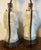 Ceramic Antique Early 20th Century Chinese Pottery Figures of Musician Attendants With Flutes Mounted as Table Lamps - A Pair For Sale - Image 7 of 9