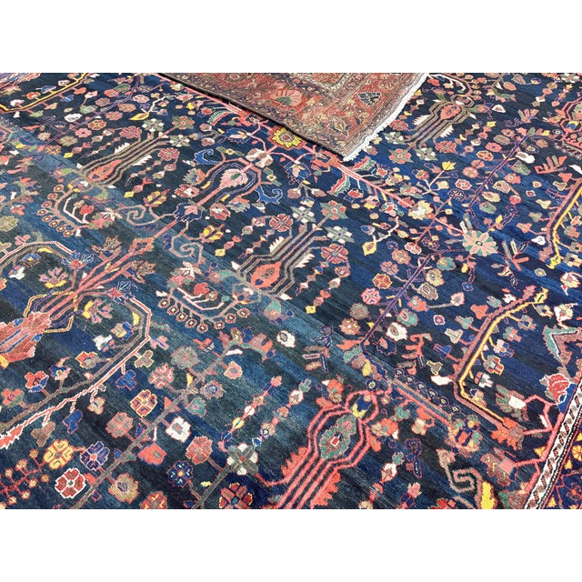 Vintage Bakhtiari Rug 12'6'' X 14'11'' For Sale In Washington DC - Image 6 of 9