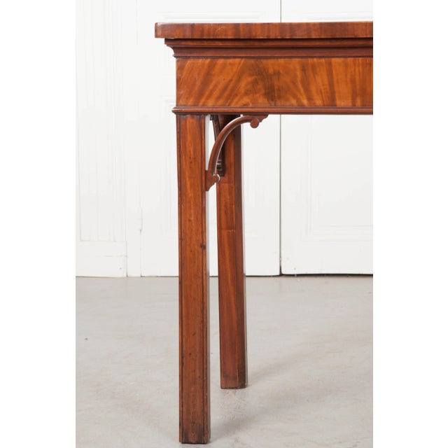 Dutch 18th Century Mahogany and Walnut Console-Serving Table For Sale - Image 9 of 13