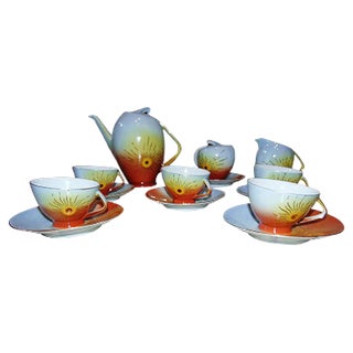 Mid-Century Coffee Service from Brenner & Schmidt, 1950s, Set of 15 For Sale