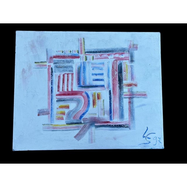 Abstract Composition, 1997, Oil on Canvas For Sale - Image 15 of 18