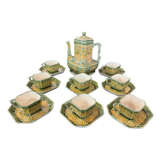 Earthenware Service by Boulenger, 1880, Set of 9 For Sale - Image 9 of 9