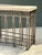 Vintage Deco Stone Top Long Wrought Iron Console Table For Sale - Image 11 of 11
